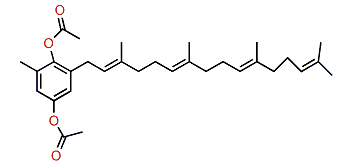 2-Geranylgeranyl-6-methyl-1,4-benzohydroquinone diacetate
